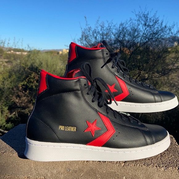 New Pro Leather Mid Converse Sneakers - Picture 9 of 16